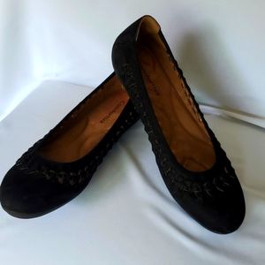 Comfortiva Marilu Black Suede Flat